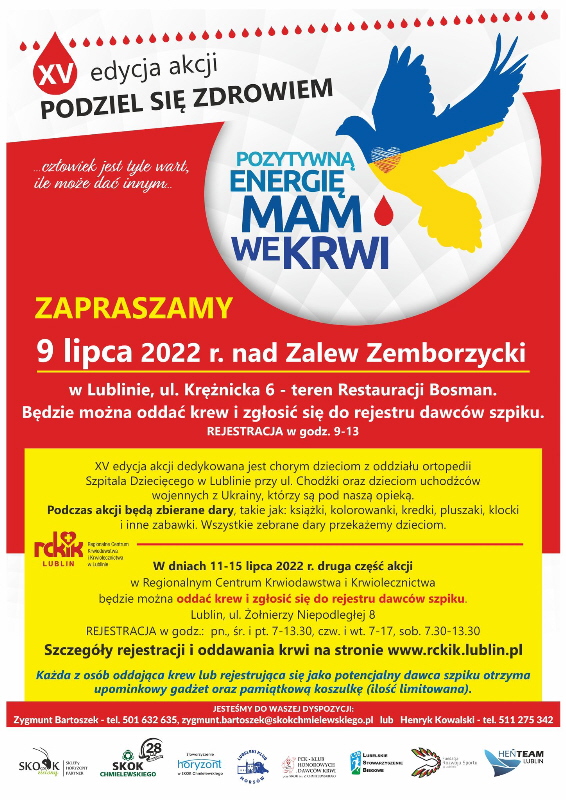 Read more about the article Pozytywną energię mam we krwi – Bosman nad Zalewem Zemborzyckim -9.VII.