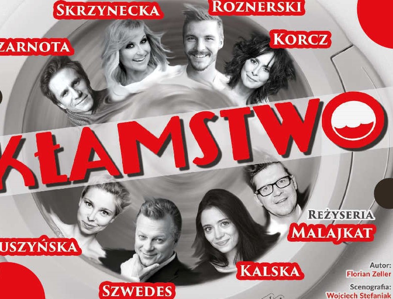 Spektakl "Kłamstwo" - plakat.