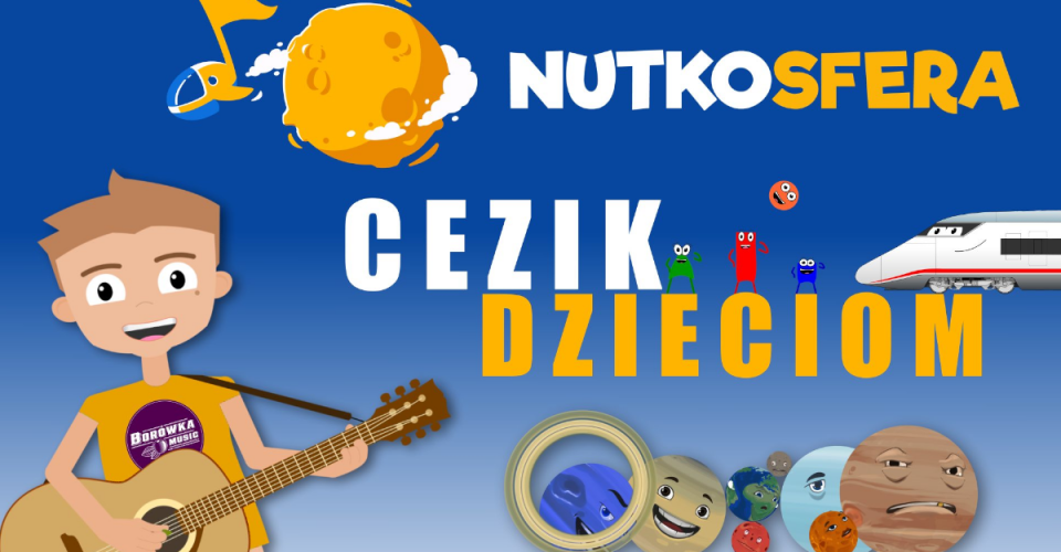 Plakat reklamujący koncert Cezika, artysty tworzącego dla dzieci.