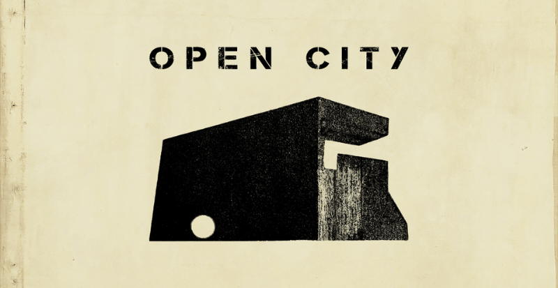 Plakat reklamujący 14 Festiwal Sztuki w Przestrzeni Publicznej OPEN CITY Lublin.