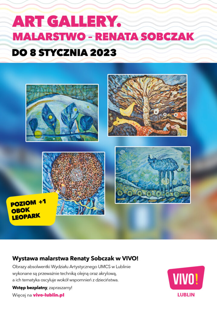 Plakat reklamujący wystawę w Project Art Gallery.
