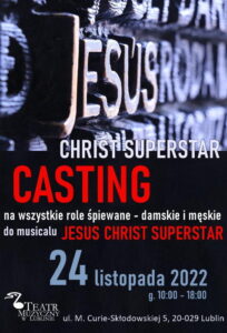 Read more about the article Casting do kultowego musicalu „Jesus Christ Superstar” w Teatrze Muzycznym