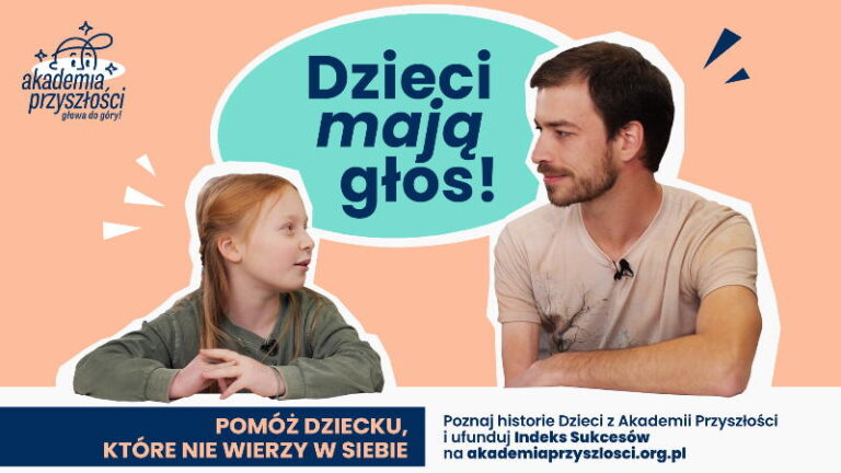 Read more about the article „Dzieci mają głos” – Jan Mela wspiera dzieci z Akademii Przyszłości