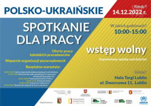 Read more about the article Polsko-ukraińskie spotkanie dla pracy – Hala Targi Lublin 14.XII