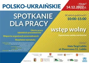 Read more about the article Polsko-ukraińskie spotkanie dla pracy – Hala Targi Lublin 14.XII