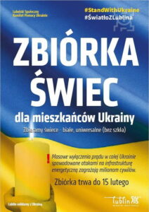 Read more about the article Rusza zbiórka świec dla mieszkańców Ukrainy pozbawionych elektryczności