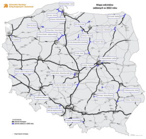 Read more about the article GDDKiA: podsumowanie 2022 roku –  322 km nowych dróg