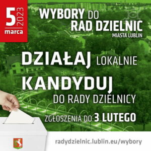 Read more about the article Dzisiaj uszyła rejestracja kandydatów w wyborach do Rad Dzielnic