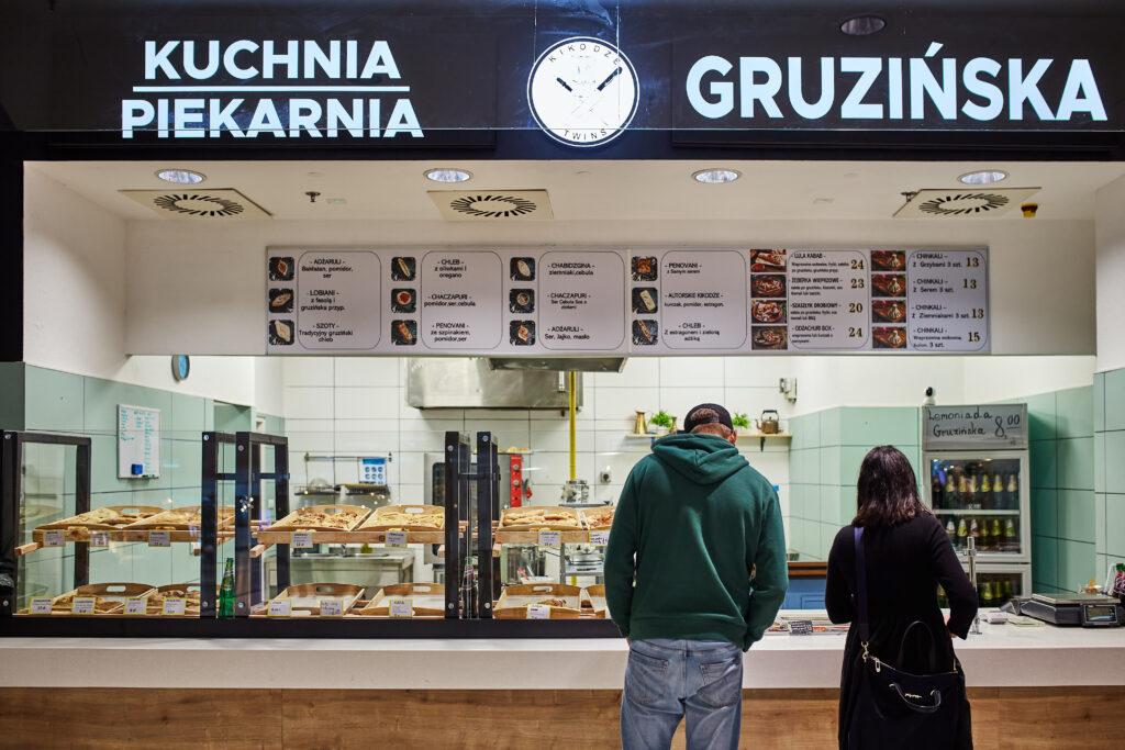 Zdjęcie nowopowstałej restauracji gruzińskiej w galerii handlowej VIVO! Lublin.