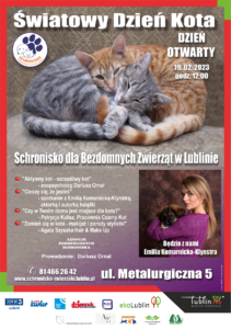 Read more about the article Światowy Dzień Kota dniem otwartym w lubelskim schronisku 19.II.