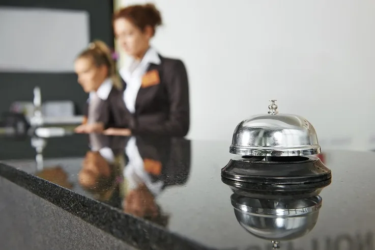 Zdjęcie recepcji hotel;owej.