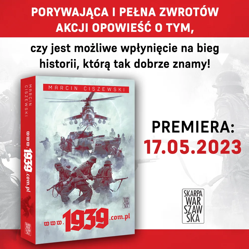Okładka książki Marcina Ciszewskiego pt.
