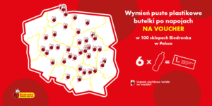 Read more about the article Zamień plastikowe butelki na voucher na zakupy w Biedronce