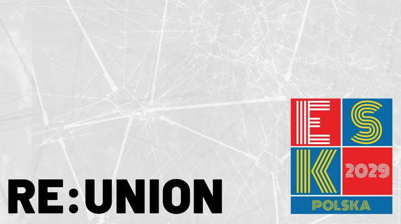Plakat promujący program Lublin — Europejska Stolica Kultury 2029.