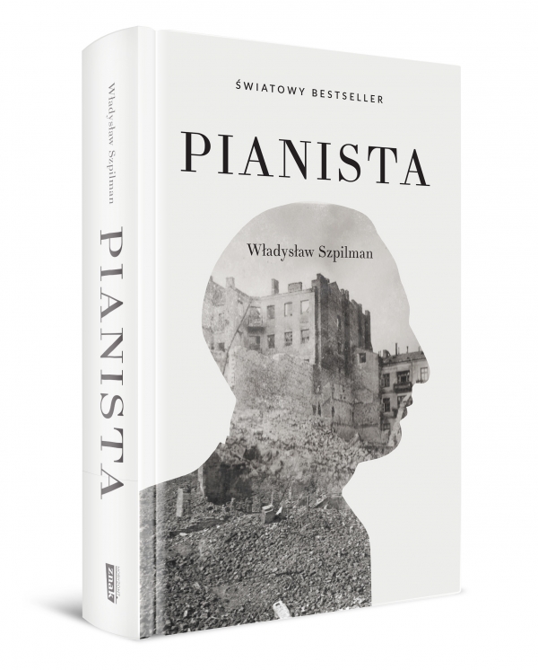 Okładka nowego wydania książki "pianista" Władysława Szpilmana.