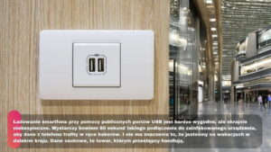 Read more about the article Uwaga na publiczne porty USB – tam czekają hakerzy
