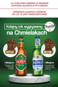 Read more about the article Perła Chmielowa i Perła Bezalkoholowa triumfują w konkursie na Chmielakach w Krasnymstawie.
