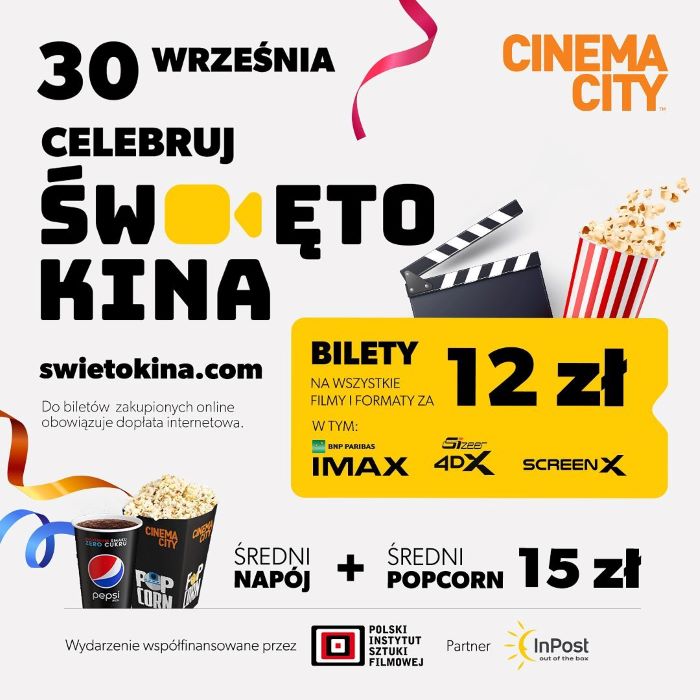 Read more about the article Święto kina w Cinema City 30.IX.