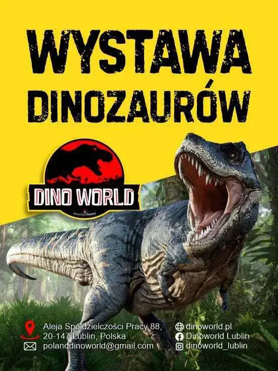 Read more about the article Dino world – wystawa dinozaurów w SKENDE Lublin – do 31.X