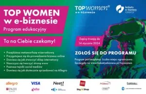 Read more about the article Kobieto, zgłoś się do projektu TOP Women w e-biznesie