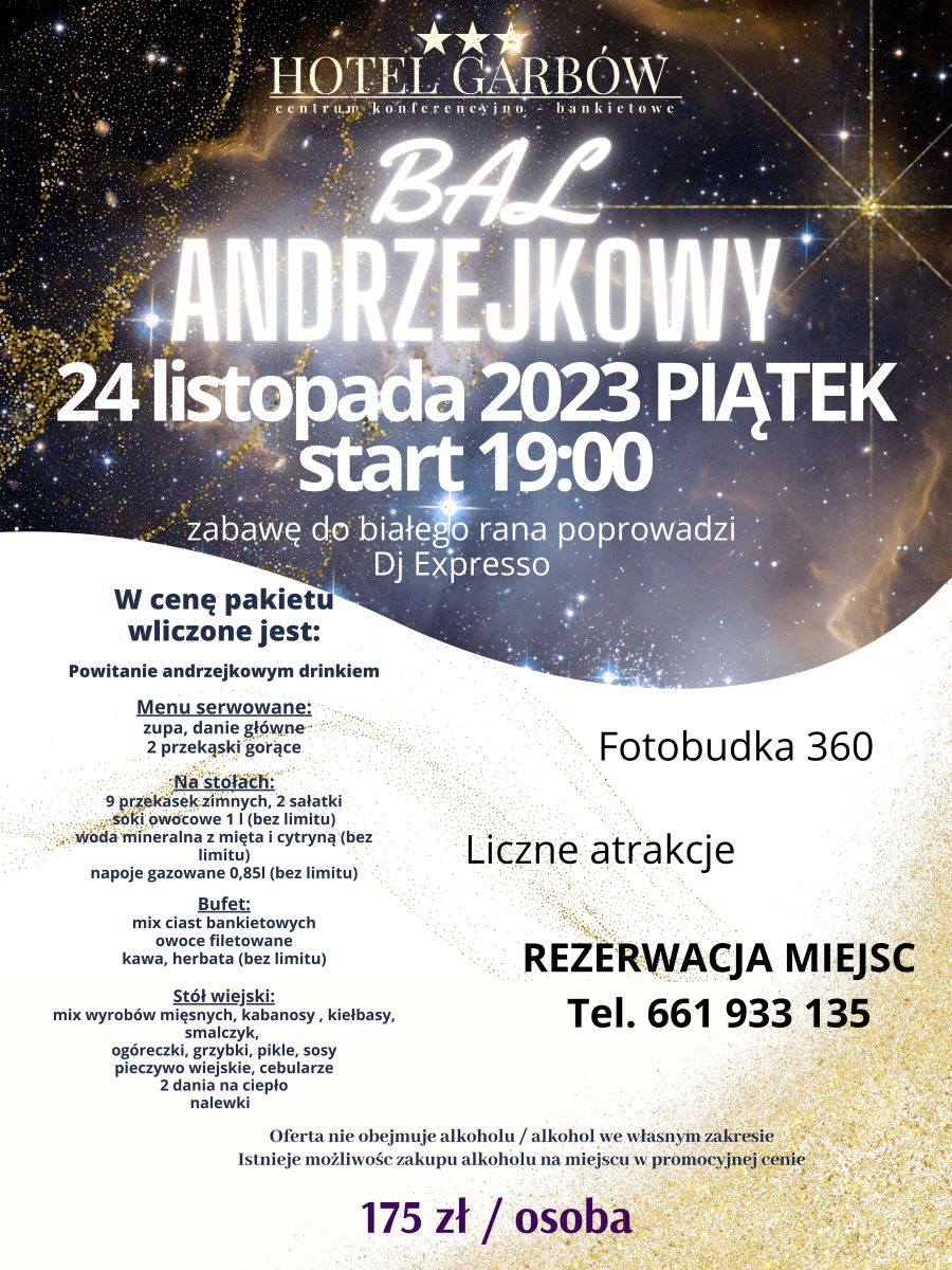 HOTEl_GARBOW-Bal Andrzejkowy 2023