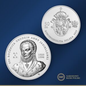 Read more about the article „500. rocznica urodzin Anny Jagiellonki” nowa moneta kolekcjonerska NBP