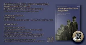 Read more about the article Spotkanie wokół książki „Niedopowiedziane biografie” 2.X.