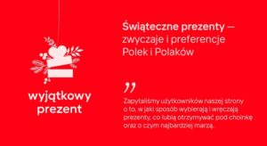 Read more about the article „Świąteczne prezenty – zwyczaje i preferencje Polek i Polaków”
