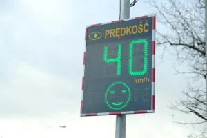 Read more about the article Na wybranych przejściach dla pieszych w Lublinie powstały azyle i wyświetlacze prędkości.