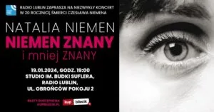 Read more about the article Koncert „Niemen Mniej Znany”  w wykonaniu Natalii Niemen – Studio im. Budki Suflera 19.I.