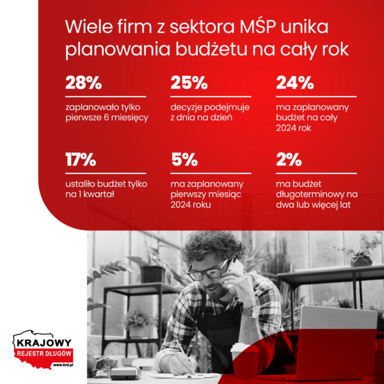 Read more about the article Jak sektor MŚP jest gotowy na 2024 rok? Co 4. firma nie ma ustalonego budżetu