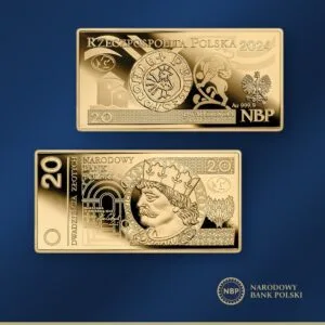 Read more about the article „Banknot o nominale 20 zł” nowa moneta kolekcjonerska NBP