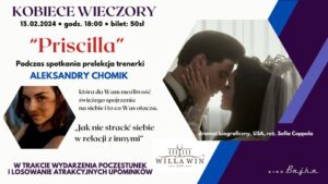 Read more about the article KOBIECY WIECZÓR w Kinie Bajka – pokaz filmu „PRISCILLA” -13.II.