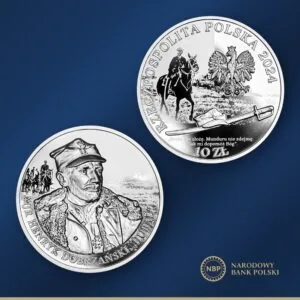 Read more about the article Mjr Henryk Dobrzański „Hubal” upamiętniony srebrną monetą NBP