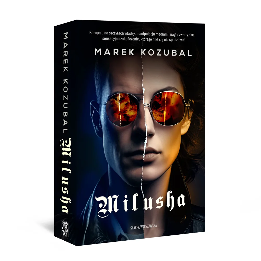 Okładka książki Marka Kozubala pt.: „Milusha”.