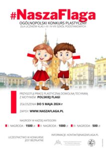 Read more about the article #NaszaFlaga – ogólnopolski konkurs plastyczny 2024 dla dzieci i młodzieży