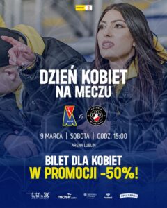 Read more about the article Dzień Kobiet z Motorem Lublin!  – tylko dziś bilet dla kobiet -50%!