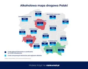 Read more about the article Alkoholowa mapa drogowa Polski – woj. lubelskie: prawie 32 pijanych na 10 tys.
