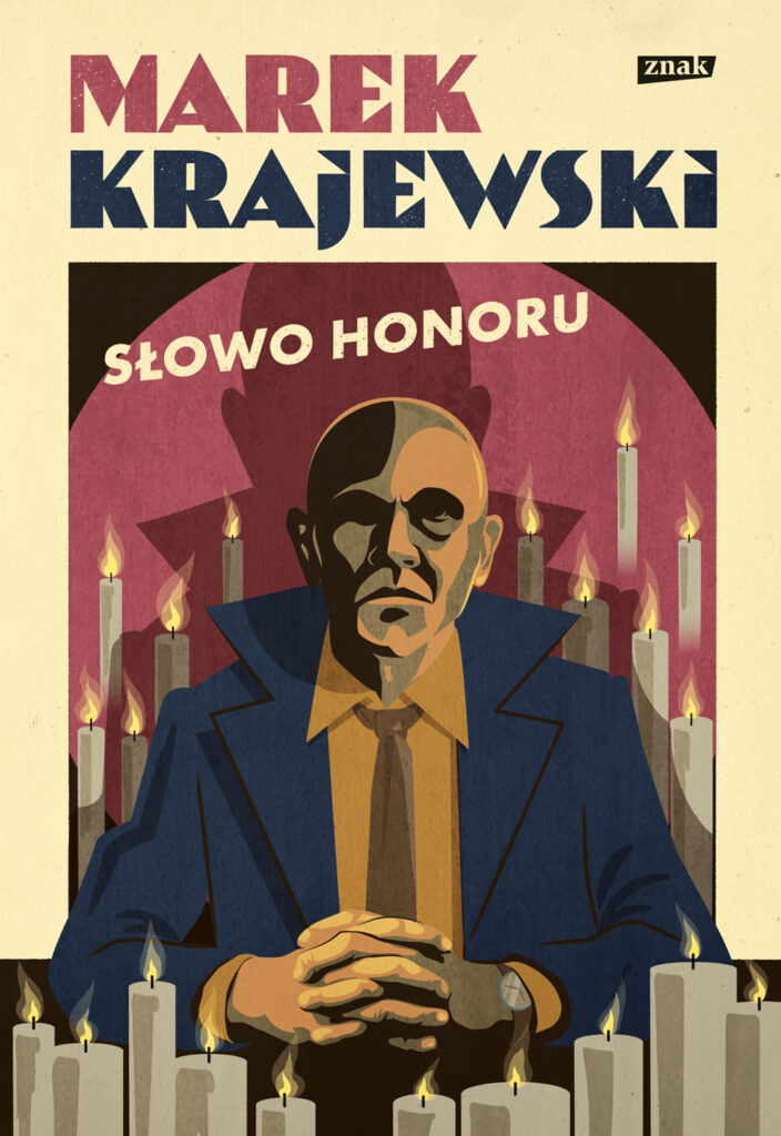 Okładka książki Marka Krajewskiego pt. "Słowo honoru".