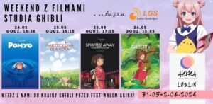 Read more about the article Weekend z filmami Studia Ghibli – Kino Bajka 24-26.V.