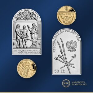 Read more about the article „230. rocznica insurekcji kościuszkowskiej”- monety upamiętniające NBP