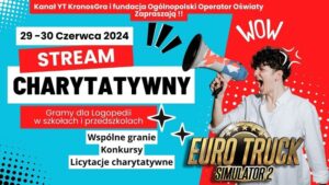 Read more about the article Ciężarówką po mapie Europy. Internetowi gracze jadą z pomocą dla dzieci