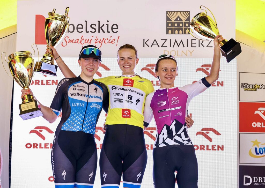 Podium klasyfikacji generalnej Tour de Pologne Women