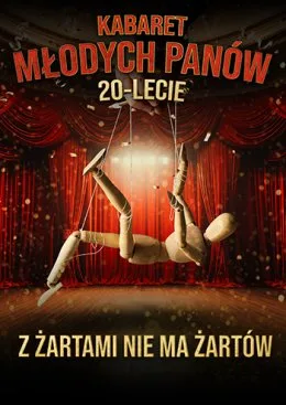 Plakat promujący nowy program Kabaretu Młodych Panów.
