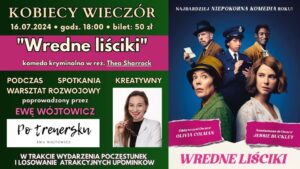 Read more about the article Lipcowy Kobiecy Wieczór w Kinie Bajka 16.VII.