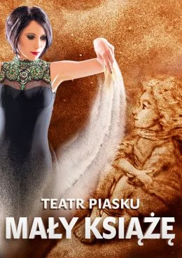 Plakat promujący Teatr Piasku Tetiany Galitsyny.