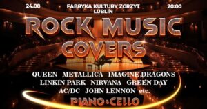 Read more about the article Koncert  „Piano&Cello” Rock Music Covers – Fabryka Kultury Zgrzyt 24.VIII.