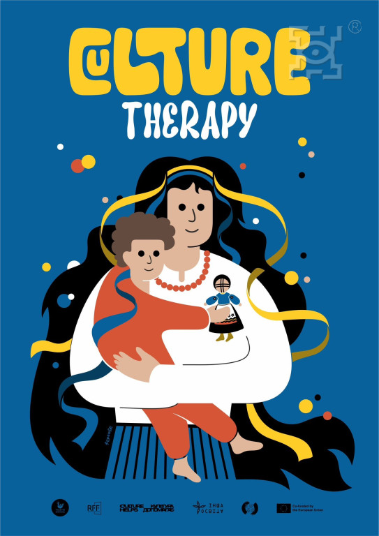 Plakat wydarzenia kulturalnego Culture Therapy.