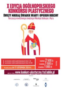 Read more about the article X edycja ogólnopolskiego konkursu plastycznego „Święty Mikołaj świadek wiary i opiekun rodziny”