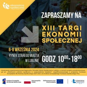 Read more about the article Targi Ekonomii Społecznej – Rynek Starego Miasta 6-8.IX.